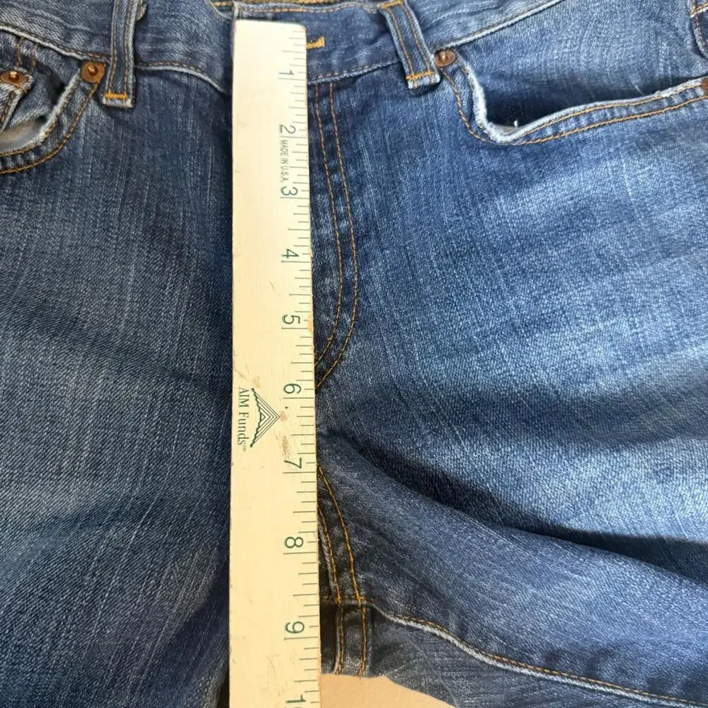 Lucky Brand Dungarees USA Made Y2K Rare‎ Vintage Sweet N Low Ankle Women's 29/30 - Picture 5 of 7